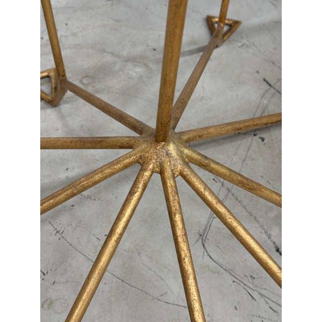 Gold Early 20th Century Monumental Brutalist Starburst Mirror 9 Foot Tall Sculptures For Sale - Image 8 of 17