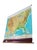 Mid-Century Modern Original Mid Century Cram’s Pull Down Us School Map Usa Wall Map Geography 63" For Sale - Image 3 of 18