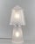 Muller frères A rare French art deco lamp in clear frosted moulded-pressed glass made around 1930. A glass Muller base...