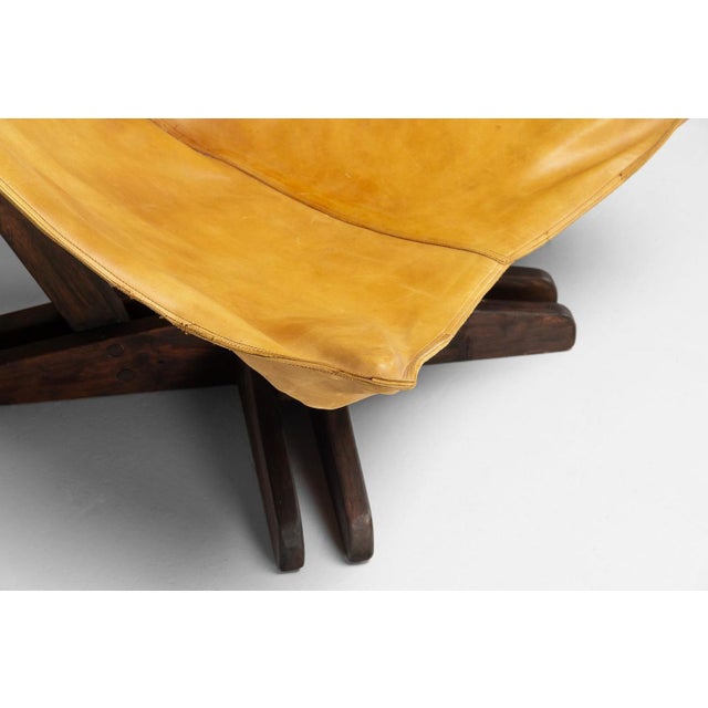 Butterfly Chair in Pine and Leather, Sweden, 1960s For Sale - Image 12 of 16