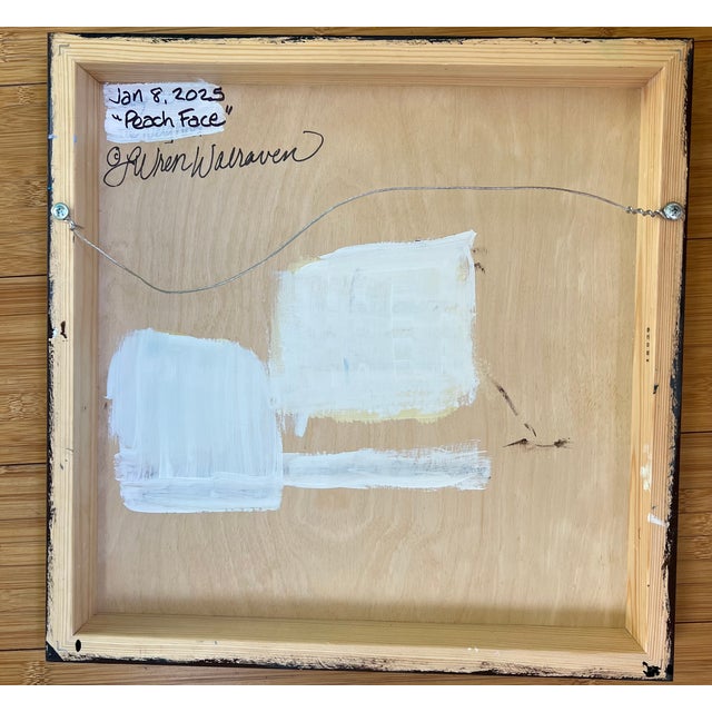 "Peach Face" a Deer Painting by LWren Walraven For Sale - Image 4 of 10