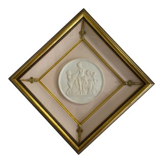 Mid-20th Century Framed Italian Bisque Taglio For Sale