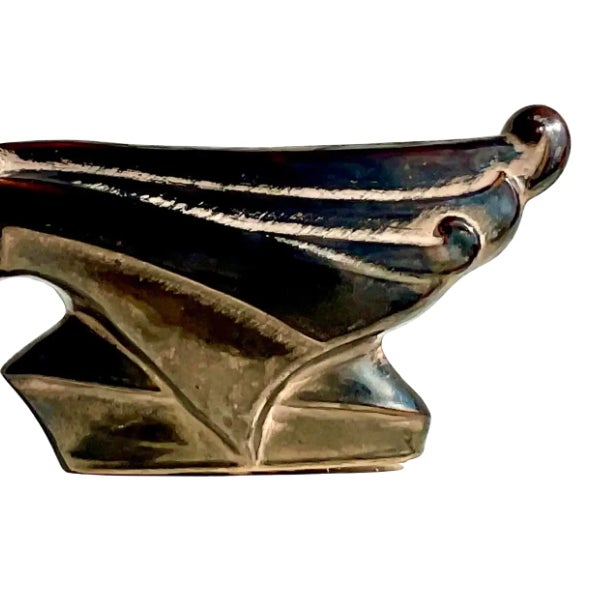 Midcentury Art Deco Style Glazed Ceramic Horse Lamp For Sale - Image 9 of 12