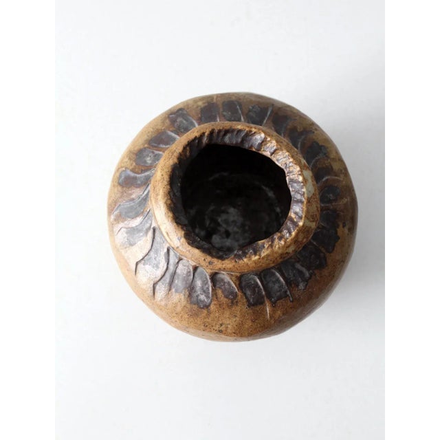 Vintage Studio Pottery Vase For Sale - Image 6 of 8