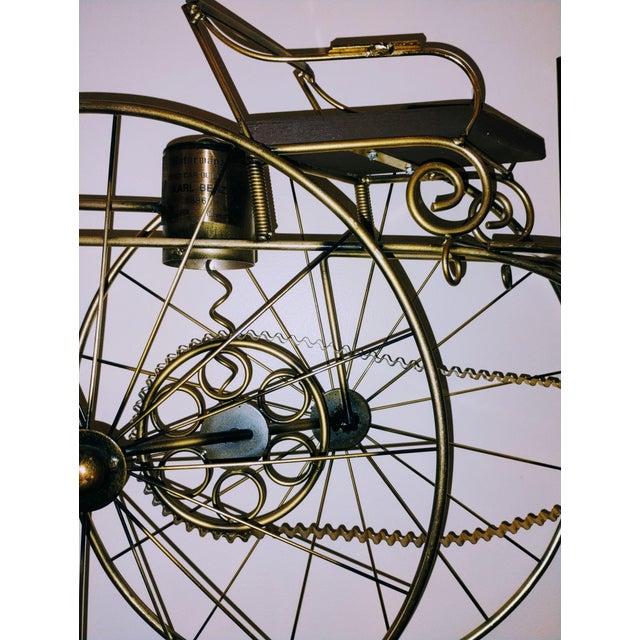 1980s Limited Edition Curtis Jere Wall Sculpture Portraying Karl Benz (Mercedes Benz) For Sale - Image 11 of 12