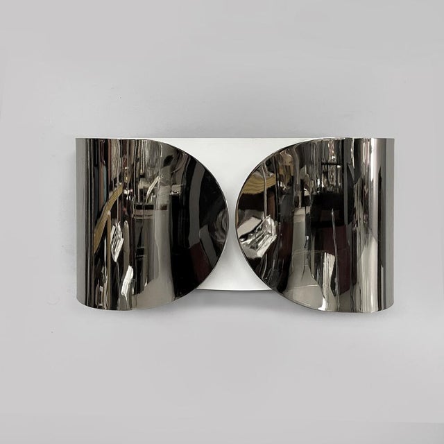 Mid-Century Modern Italian Steel Wall Lamp by Scarpa for Flos, 1960s For Sale - Image 18 of 18