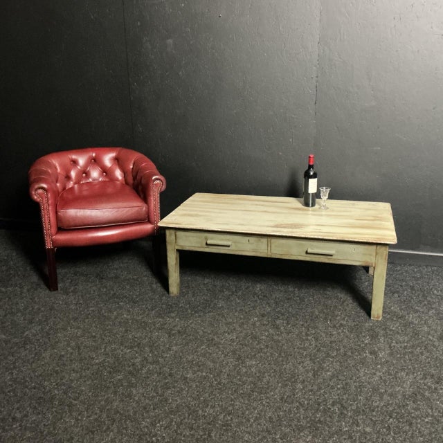 Painted Hardwood Coffee Table, 1935 For Sale - Image 3 of 6