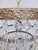 1950s Vintage 1960s Italian Brass Rim Upside Down Layered Chandelier For Sale - Image 5 of 9