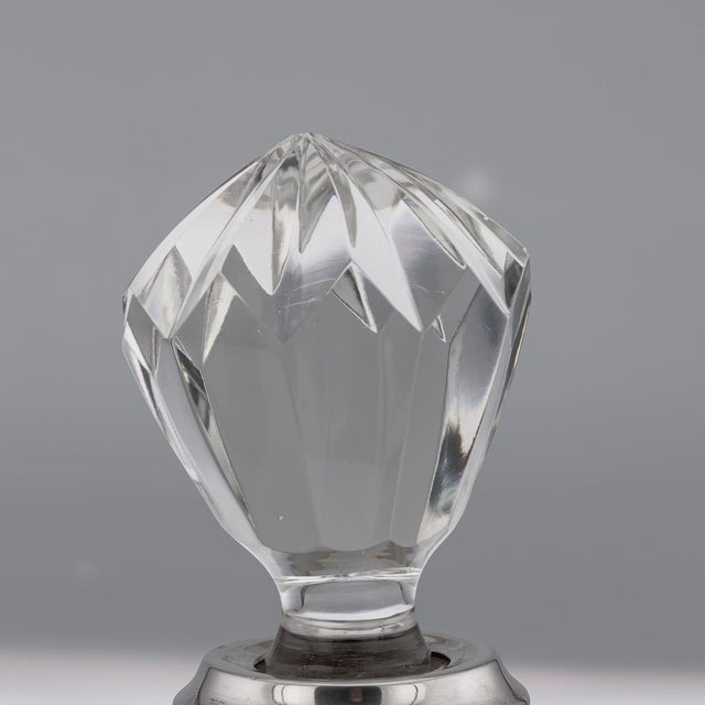 Antique German Silver and Cut Glass Decanter, 1900s For Sale - Image 12 of 14