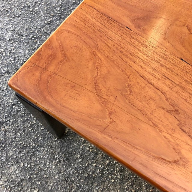 Vintage Mid Century Modern Custom Crafted Coffee Table For Sale - Image 10 of 13