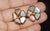 Late 20th Century Late 20th Century Pair of Chopard Happy Hearts Flowers Diamond Mother of Pearl 18k Rose Gold Earrings For Sale - Image 5 of 15