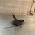 For your consideration, a vintage, hand-carved Indonesian water buffalo horn scoop featuring an ornate figural ancestor...