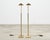 Mid-Century Modern Pair of Koch & Lowy Omi Patinated Brass Pharmacy Floor Lamps For Sale - Image 3 of 18