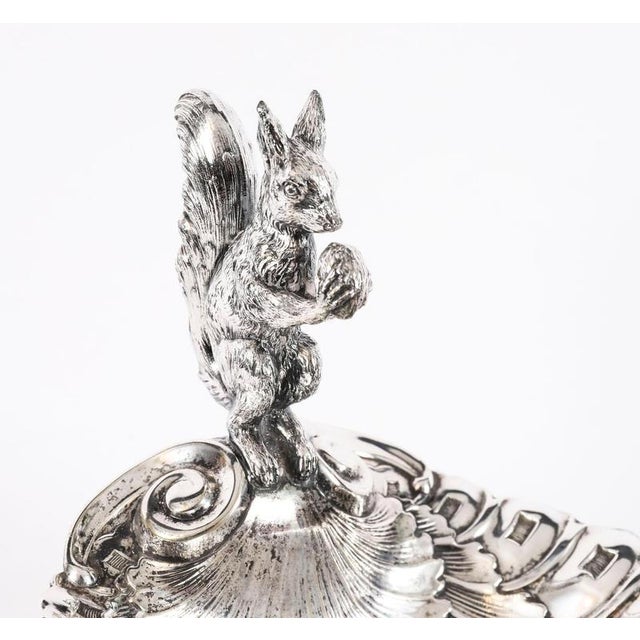 Antique Silver-Plated Squirrel Nut Dish from WMF, 19th Century For Sale - Image 4 of 14