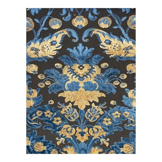Contemporary 18th Century Style Figured Velvet Fabric– 4 1/2 Yards For Sale