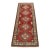 Kazak Runner 2’6” X 6’5” Red Wool Tribal Hand-Knotted Oriental Rug For Sale
