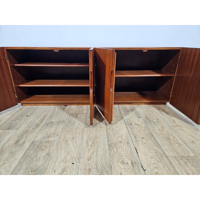 Brown Vintage Teak Chest of Drawers, 1960s For Sale - Image 8 of 18