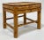 Vintage rectangular tortoise shell burnt bamboo rattan stand or riser. These are fabulous for plants, lamps, or as a...