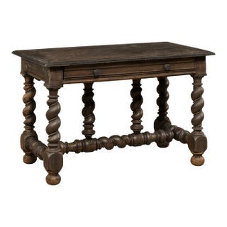 Antique Italian Table with Bold Legs For Sale