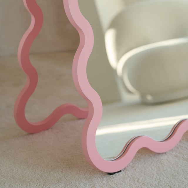 Red Hvyli 16 Free Standing Full-Length Dressing Mirror by Oitoproducts For Sale - Image 10 of 17