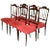 Italian Chiavarine Chairs Set of 5 For Sale
