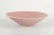 Low Matte Pink Glazed Ceramic Bowl attributed to Drejangruppen, Sweden, 1970s For Sale - Image 4 of 5