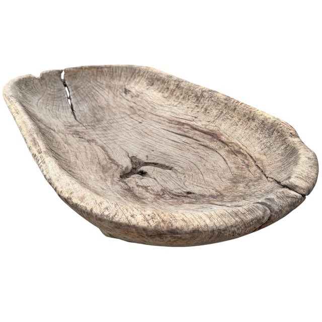 Wood Rather Large 19th Century American Southwest Batea Washbasin For Sale - Image 7 of 15
