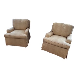 Pair Hickory Chair Club Chairs For Sale