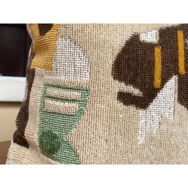 Clarence House Custom Pillows With Clarence House Cut Velvet Fabric - A Pair For Sale - Image 4 of 14