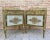 19th Century French Bronze Vitrine Nightstands with Glass Doors and Brass Drawers, Set of 2 For Sale - Image 3 of 18