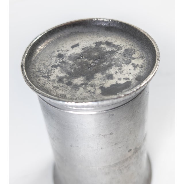 19th Century American Pewter Beaker Cup by Timothy Boardman & Co. Of New York For Sale - Image 12 of 12