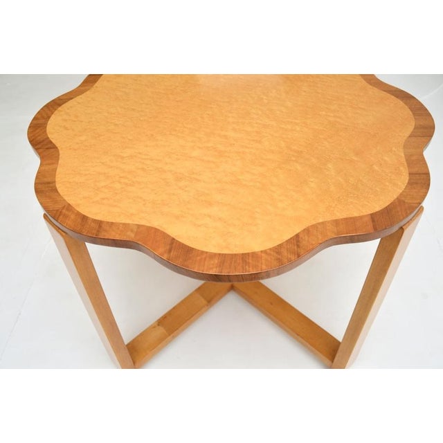 Art Deco Birds Eye Maple Nesting Tables, 1930s, Set of 5 For Sale - Image 12 of 13