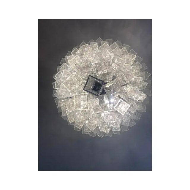 Glass Square Tubes Murano Glass Chandelier by Simoeng For Sale - Image 7 of 13