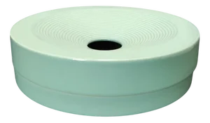Vortice Ashtray in Turquoise Ceramic by Franco Bucci for Lab. Pesaro, 1970s