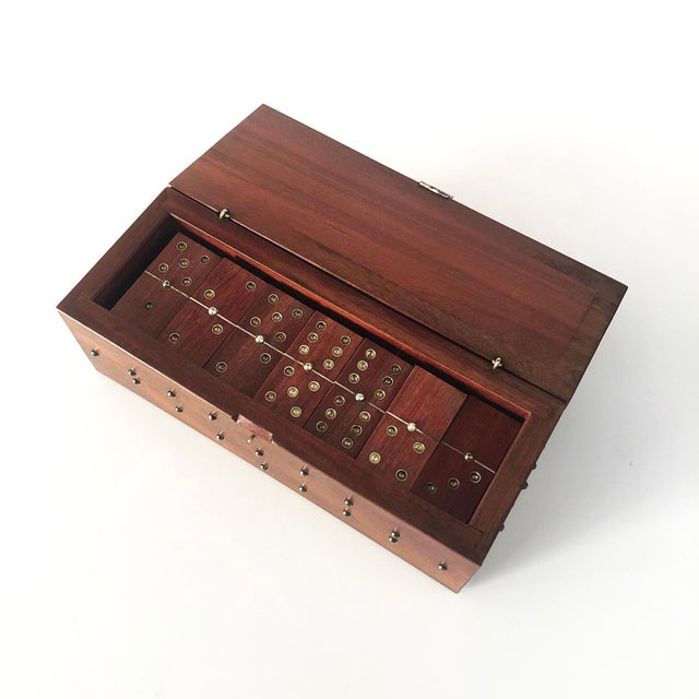 1960s 1960s Vintage Silver and Ebony William Spratling Dominoes Set For Sale - Image 5 of 5