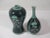 Mid-Century Modern Vintage Hand-Decorated Korean Porcelain Vases- Set of 2 For Sale - Image 3 of 7