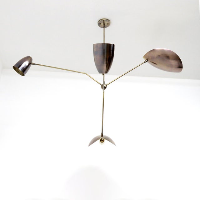 Gallery L7 Balancier™ Brass Chandelier For Sale - Image 4 of 10