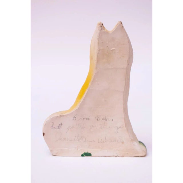 Paint 1950s American Painted Chalkware Collie For Sale - Image 7 of 11