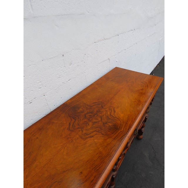 1900s Carved Long Sideboard Buffet Credenza Bathroom Vanity 6398 For Sale - Image 10 of 18