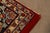 Textile Hand Knotted Persian Style Vintage Wool Area Rug Red Field Floral Medallion For Sale - Image 7 of 18