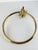 Hollywood Regency French Gold Tone Swan Bathroom Set, Bathroom Towel Ring, Towel Rail, and Wall Hook, 1970s, Set of 3 For Sale - Image 13 of 18