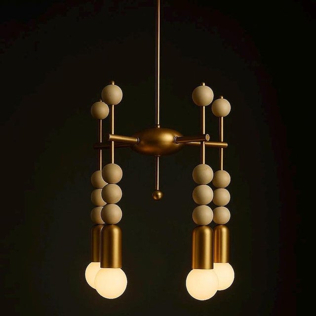 Elevate your interior with this elegant Modern Brass Pendant Light, a beautifully handcrafted lighting fixture that...