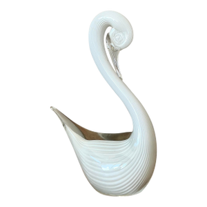 Vintage Italian Art Glass Swan