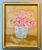 Impressionist Style Floral Still Life Original Acrylic Paintings (Triptych -Set of 3) Framed For Sale - Image 9 of 12