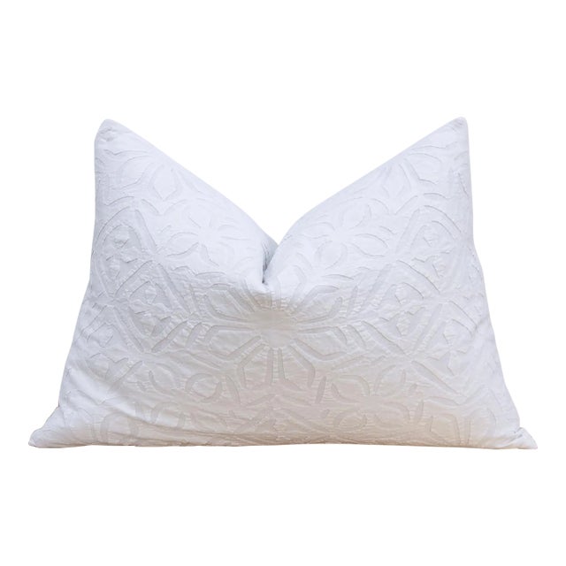 Pearl Lumbar Applique Pillow Cover For Sale