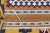 1910s Killim Geometric Maroon Mustard Yellow Rug Wool Rug - 5’1” X 9’9 For Sale - Image 10 of 11