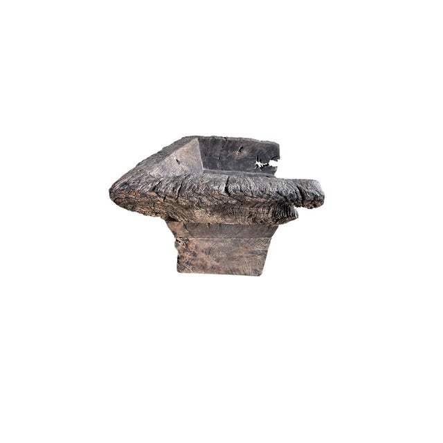 Wood Modern Organic Sculptural Teak Wood Chair in Java For Sale - Image 7 of 9