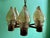 1960s Mid 20th Century Danish Modern Brass and Glass Chandelier For Sale - Image 5 of 13