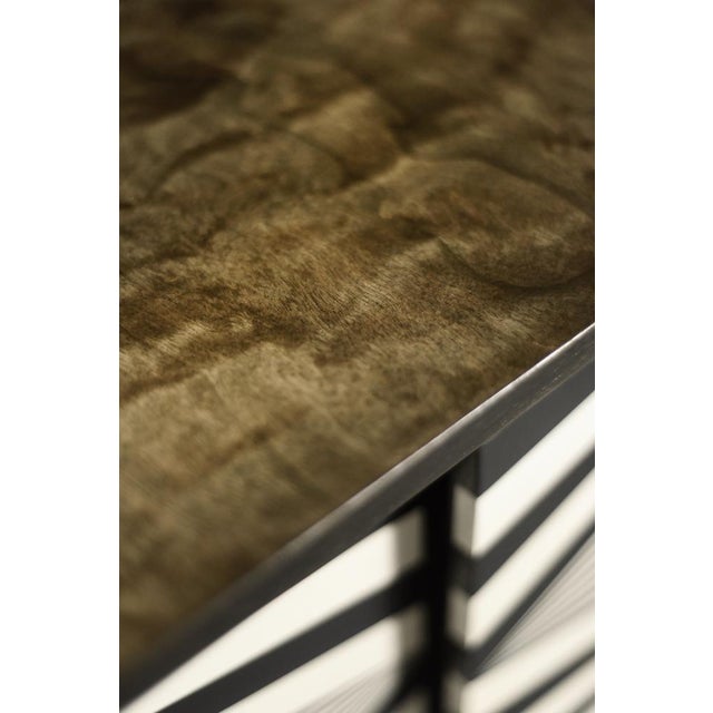 Scandinavian Sideboard in Birch with Hand-Painted Op-Art Pattern, 1960s For Sale - Image 14 of 18