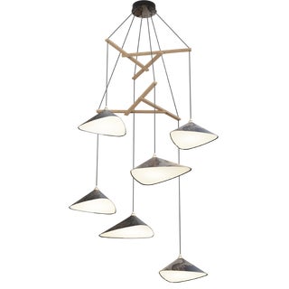 Emily V6 Oxid Group Hanging Lamp by Daniel Becker For Sale